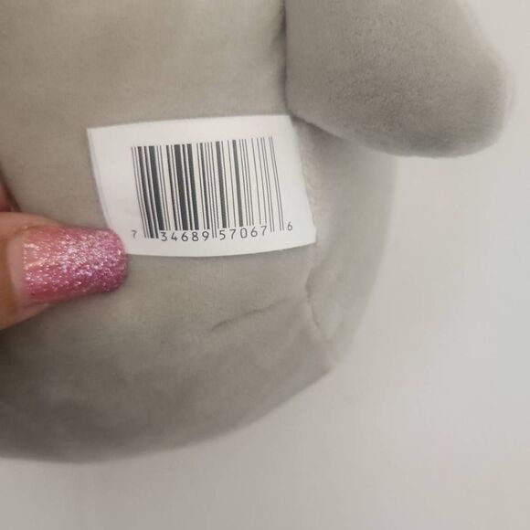 Squishmallow 8" Gordon Shark eating Watermelon Soft Summer Fun Plush, NEW - Picture 5 of 6